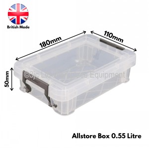 Allstore Plastic Storage Box Size 05 (0.55 Litre)